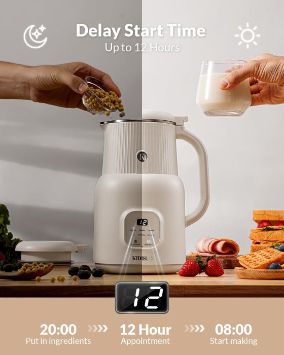 6-in-1 Nut Milk Maker (Cream) (image 3)