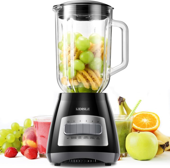 700W Glass Jar Blender